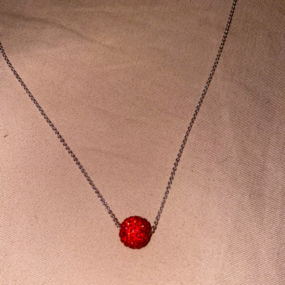 Ruby Stoned Necklace